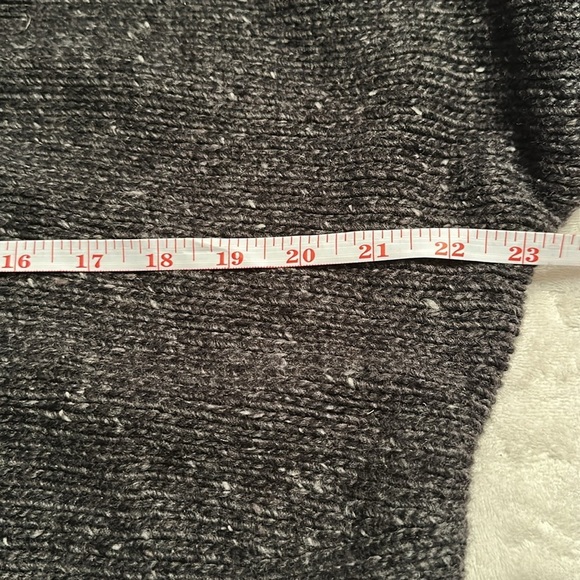 NEW Chaps Sweaters | Chaps Women's Long Cardigan Open Front Sweater grey - Picture 8 of 10